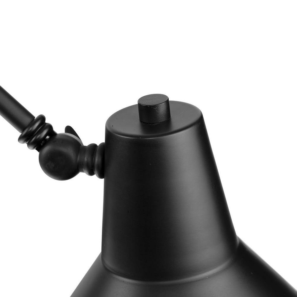 Trimble Matte Black Mid-Century Modern Chandelier