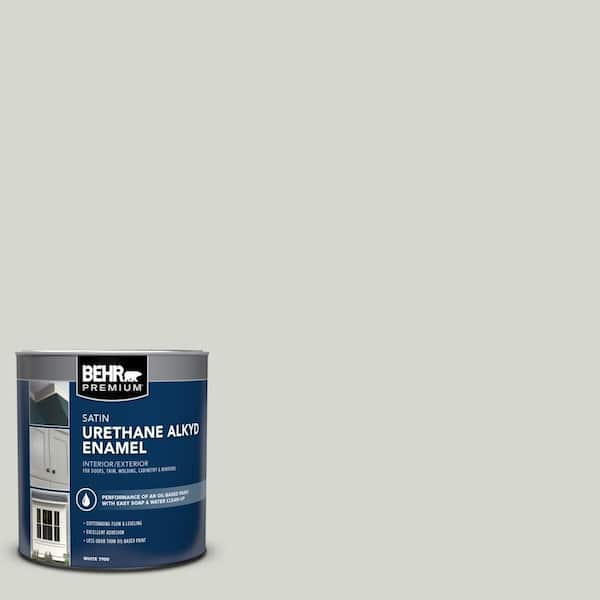 1 qt. #N380-1 Mortar Satin Enamel Urethane Alkyd Interior/Exterior Paint