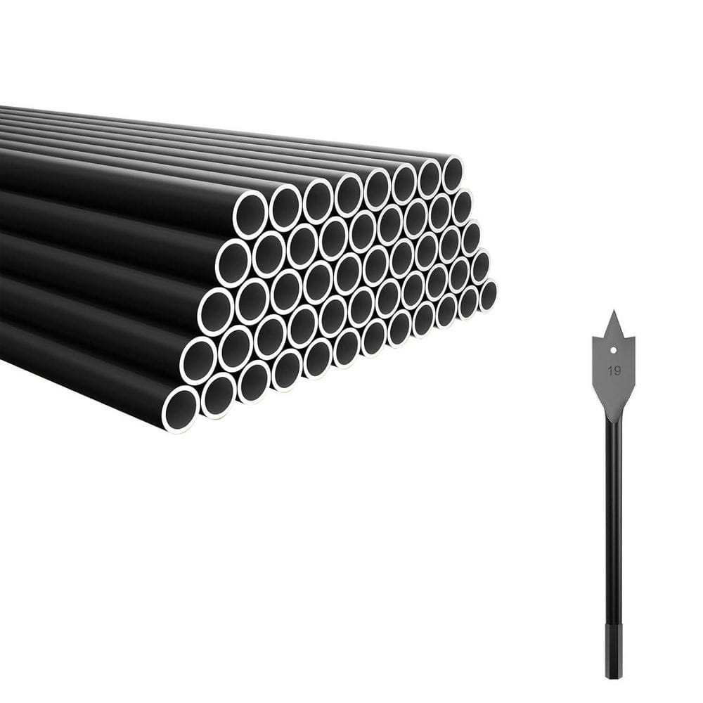 36 in. H x 0.75 in. W Black Aluminum Stair Railing Kit 50-Pack Durable Weather-Resistant Easy Installation Modern Design price history on PriceWatchPro