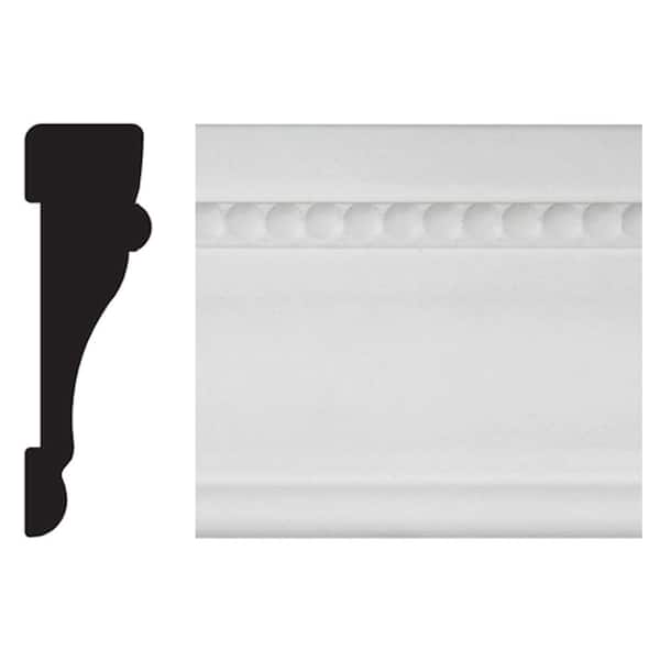 Royal Mouldings 6591 11/16 in. x 2-1/4 in. x 96 in. PVC Composite White Casing Molding