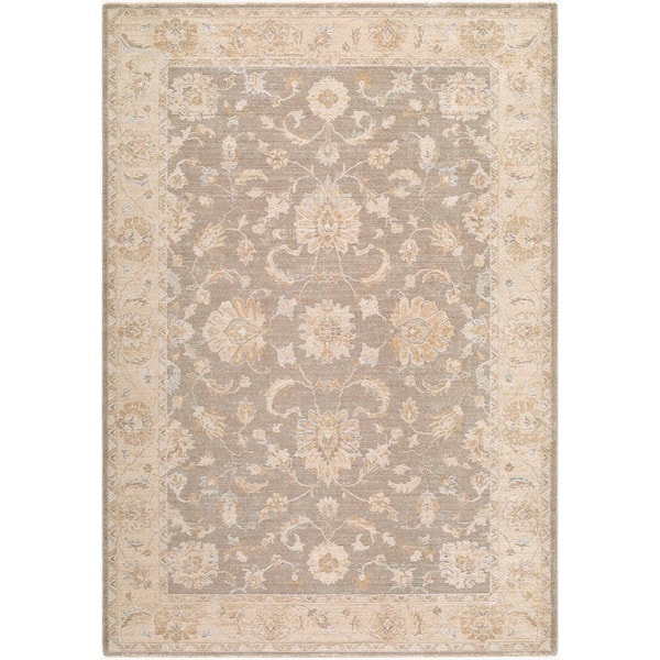 ELLE Decor The Vintage Edit 10 ft. x 13 ft. Sage Medallion Machine Washable Area Rug