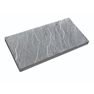 Yorkstone 12 in. x 24 in. x 1.5 in. Gray Concrete Paver (50-Pieces/100 sq. ft./Pallet)