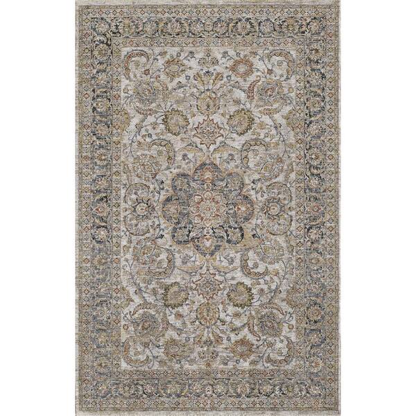MILLERTON HOME Ivy Ivory 3 ft. x 5 ft. Vintage Moroccan Area Rug