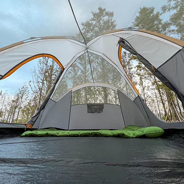 GARSING 13 ft. x 7.5 ft. 6-Person Family Camping Tent Pop up