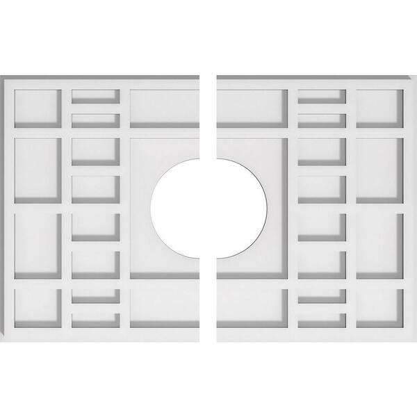 1 in. x 20 in. x 13.375 in PVC Medallion Moulding