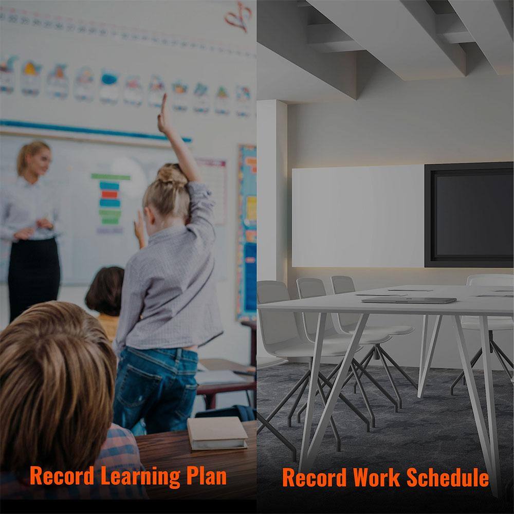 VEVOR 36" x 24" Magnetic Dry Erase Calendar Whiteboard