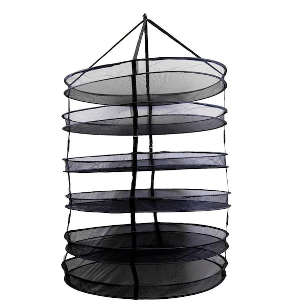 3 Layer Dry Net Breathable Hanging Herb Drying Rack Fits for Bud Food Tea 