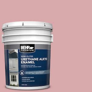 5 gal. #S140-3 Berry Crush Urethane Alkyd Semi-Gloss Enamel Interior/Exterior Paint