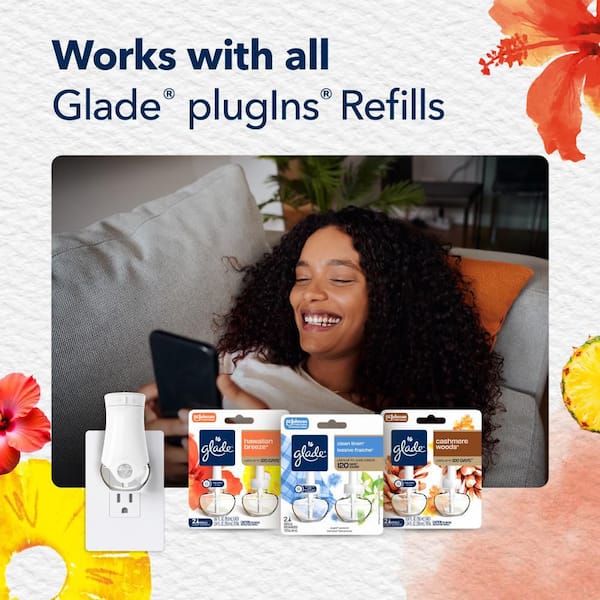 Glade 2-pack Combo 3.35 fl. oz. Hawaiian Breeze Plug-In Air Freshener Refill (10-Count)