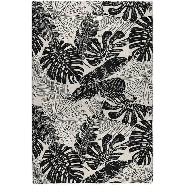Dream Shag Premium Machine Washable Abstract ADS211 Midnight 8 ft. x 10 ft. Area Rug