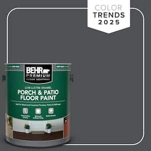 1 gal. #PPU18-01 Cracked Pepper Low-Lustre Enamel Interior/Exterior Porch and Patio Floor Paint