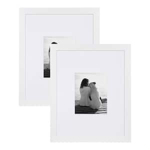 Museum 16x20 matted to 8x10 White Picture Frame Set of 2