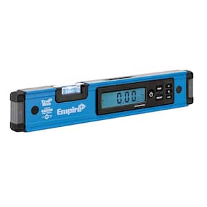 16 in. True Blue Digital Box Level with 8 in. True Blue Magnetic Billet Torpedo Level and 7 in. Aluminum Rafter Square