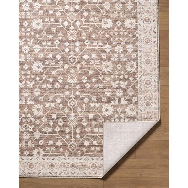 Livabliss Nabela Noor Home Asha Oatmeal Traditional Area Rug, 9 ft