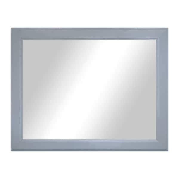 Rayne Heritage (33 in. W x 32 in. H) Gray Hardwood Poplar Mirror