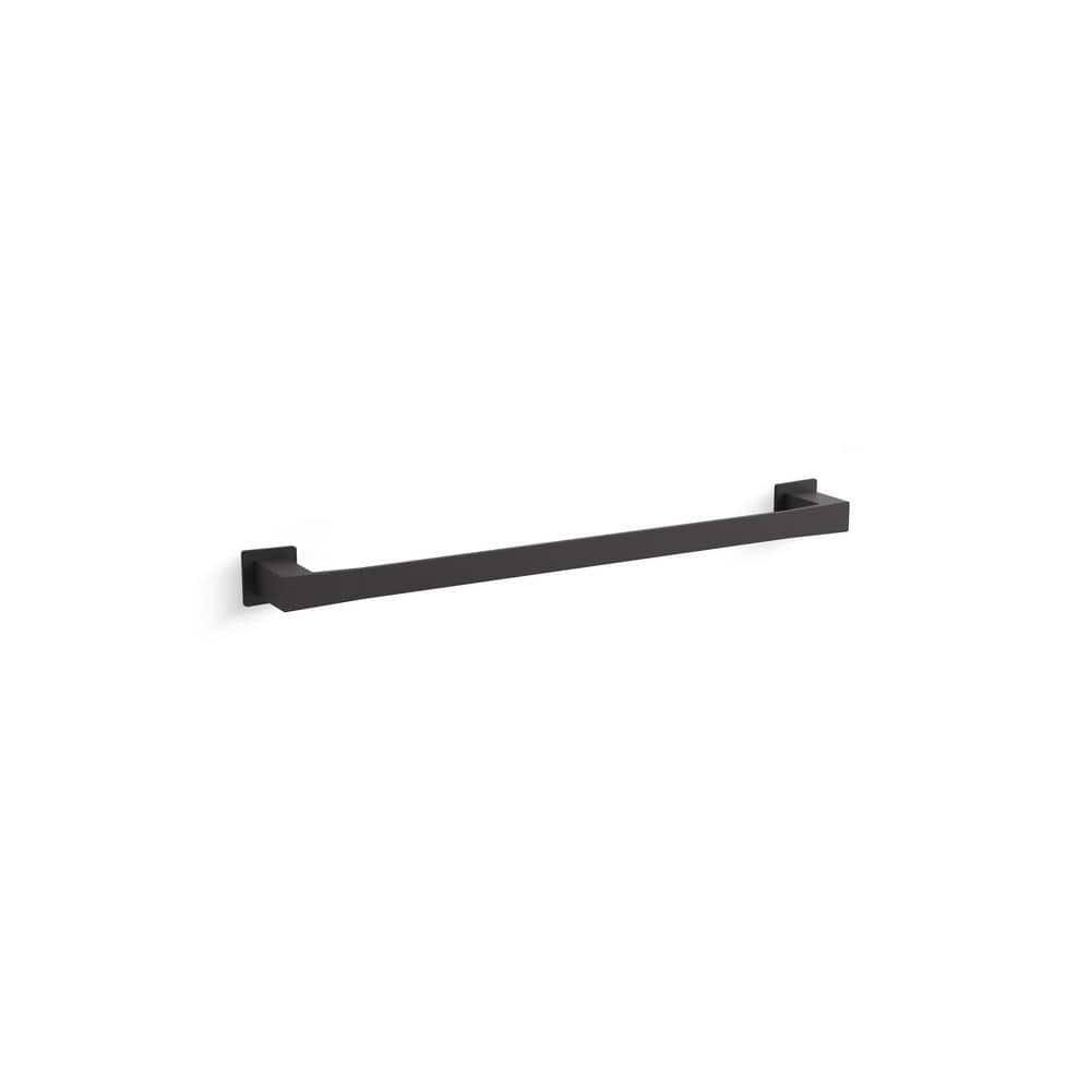 UPC 885612822598 product image for Honesty 24 in. Wall Mounted Towel Bar in Matte Black | upcitemdb.com