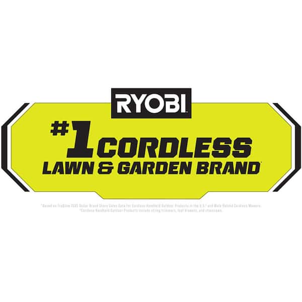 RYOBI P20160 ONE+ 18V 12 in. Cordless 3-in-1 Trim Mower with 4.0 Ah Battery and Charger - 2