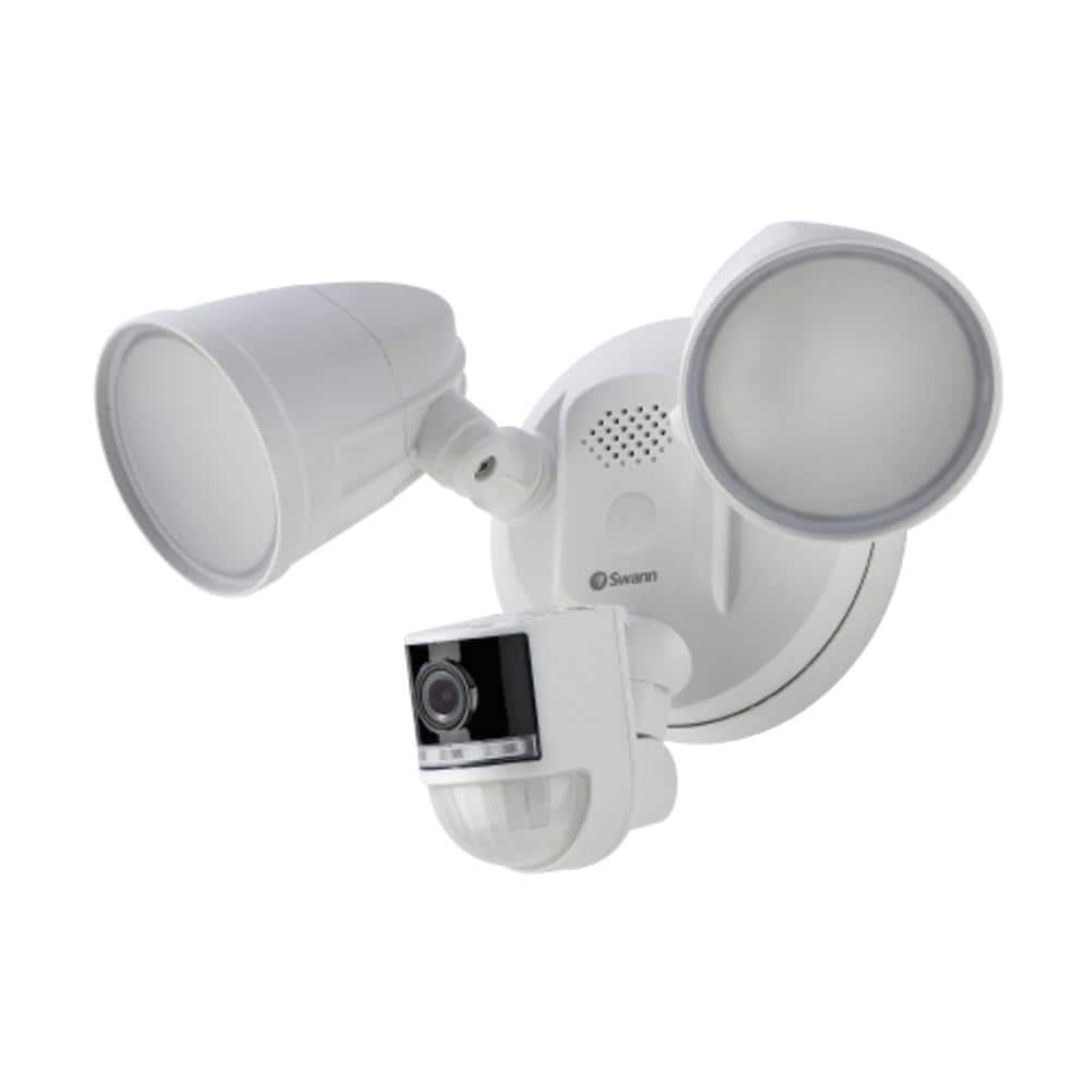 Swann 4K Ultra HD White Outdoor Security Floodlight Camera