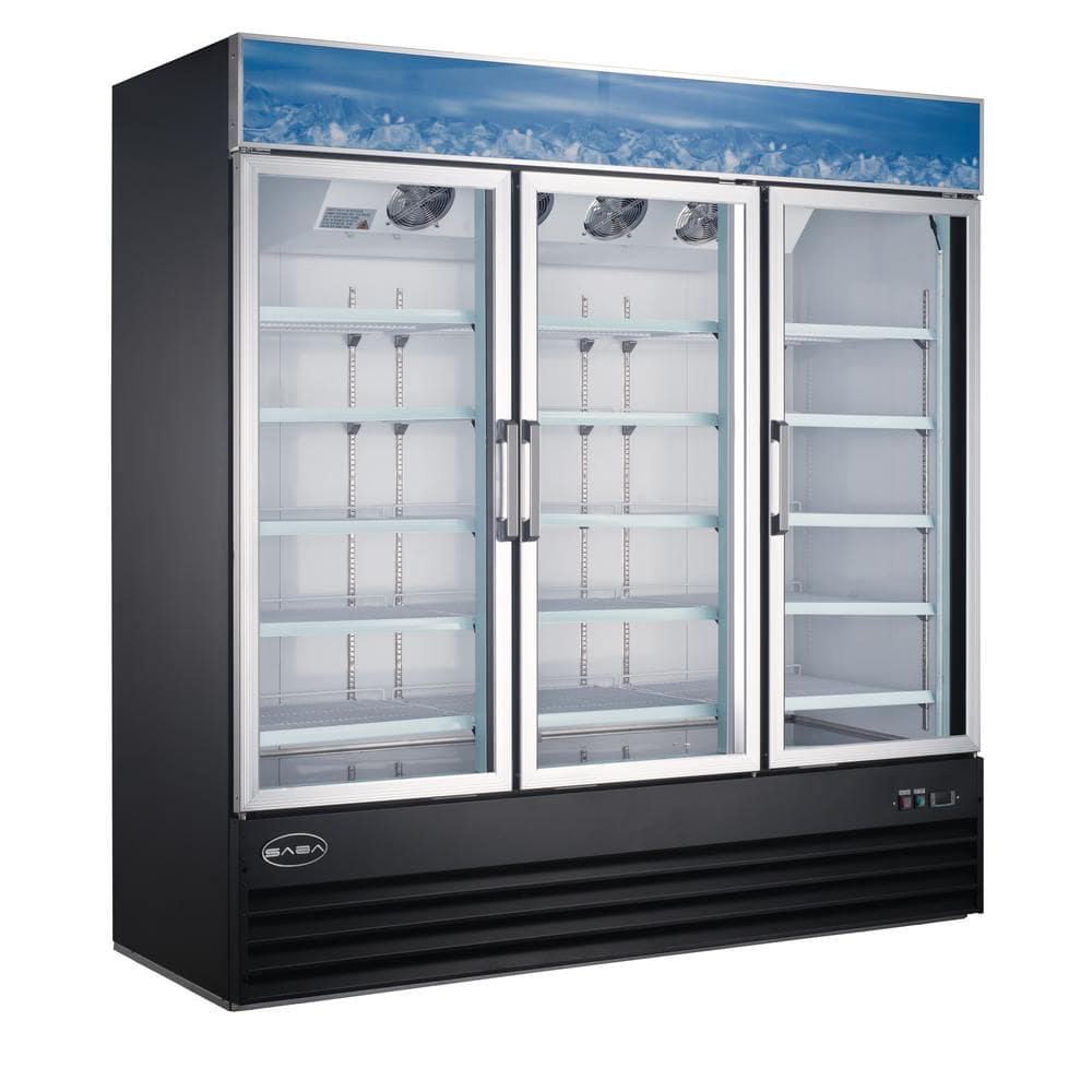 Black Saba Commercial Refrigerators Sm 72r 64 1000 