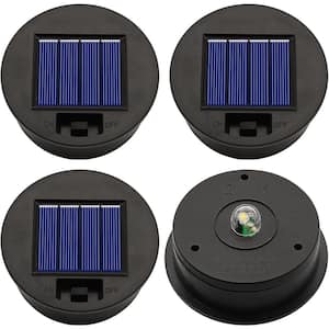 3. 15Inch Warm White Solar Lantern Lids Replacement Top 4-Pack