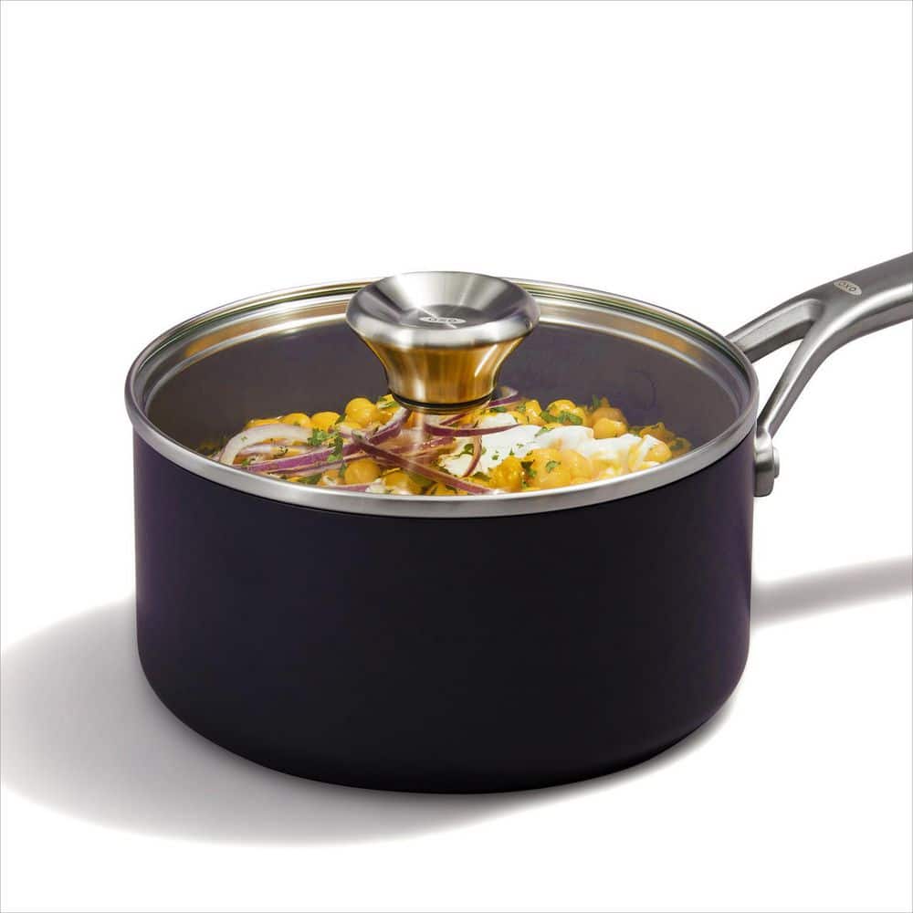 OXO 10-Piece Black Aluminum Non-Stick Cookware Set