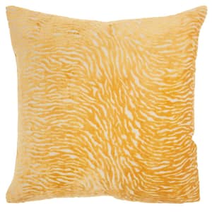 Luminescence Yellow 20 in. x 20 in. Throw Pillow