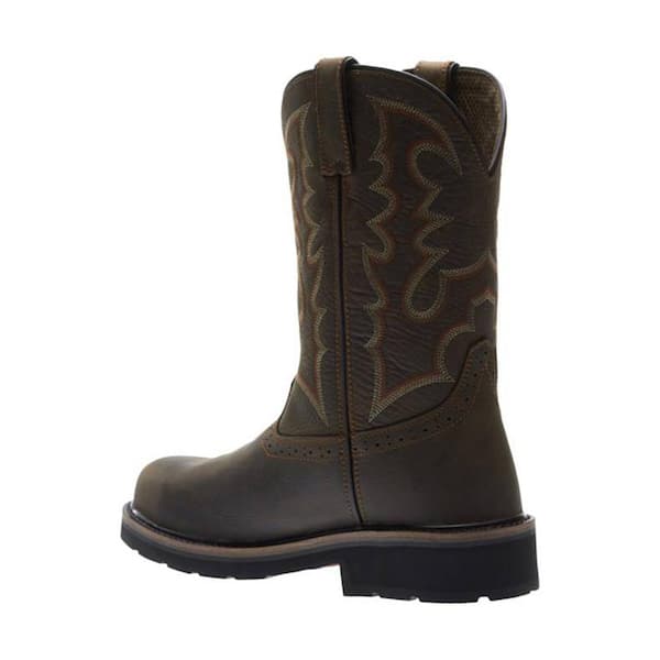 14 extra wide work boots