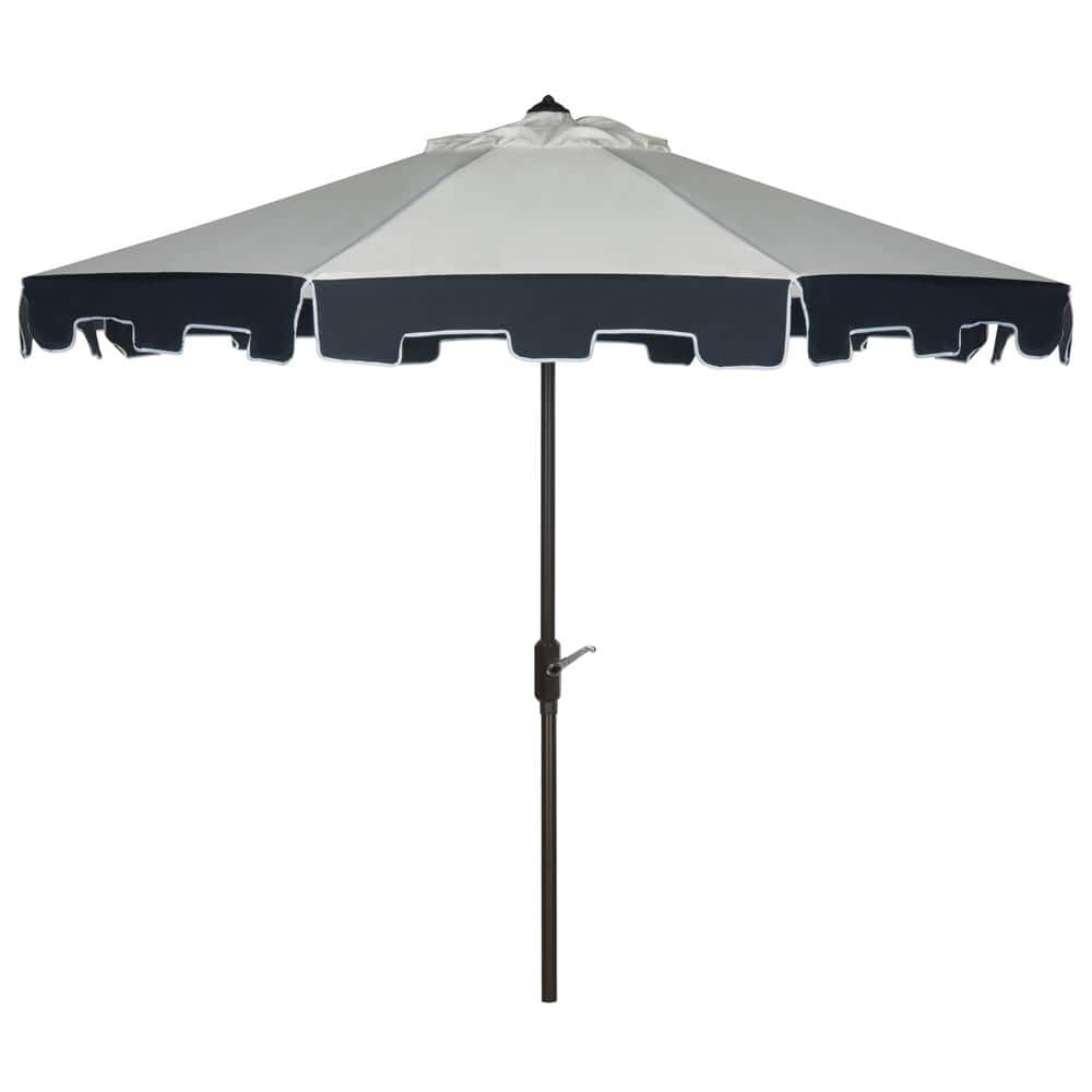 City 9 ft. Aluminum Market Auto Tilt Patio Umbrella in Beige/Navy price history on PriceWatchPro