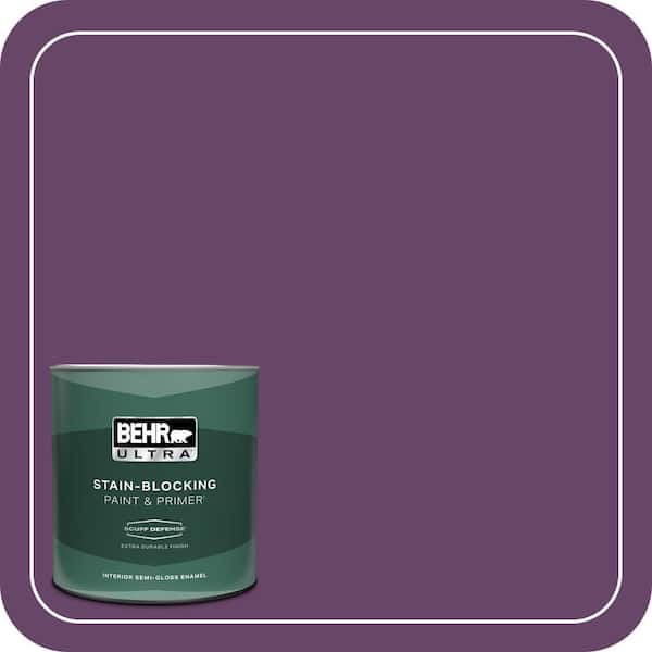 BEHR ULTRA 1 qt. #P100-7 Sultana Extra Durable Semi-Gloss Enamel Interior Paint & Primer