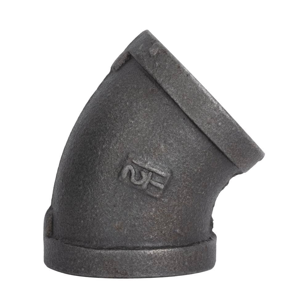 1-1/2 in. x 1-1/2 in. Black Malleable Iron 45° FPT x FPT Elbow price history on PriceWatchPro
