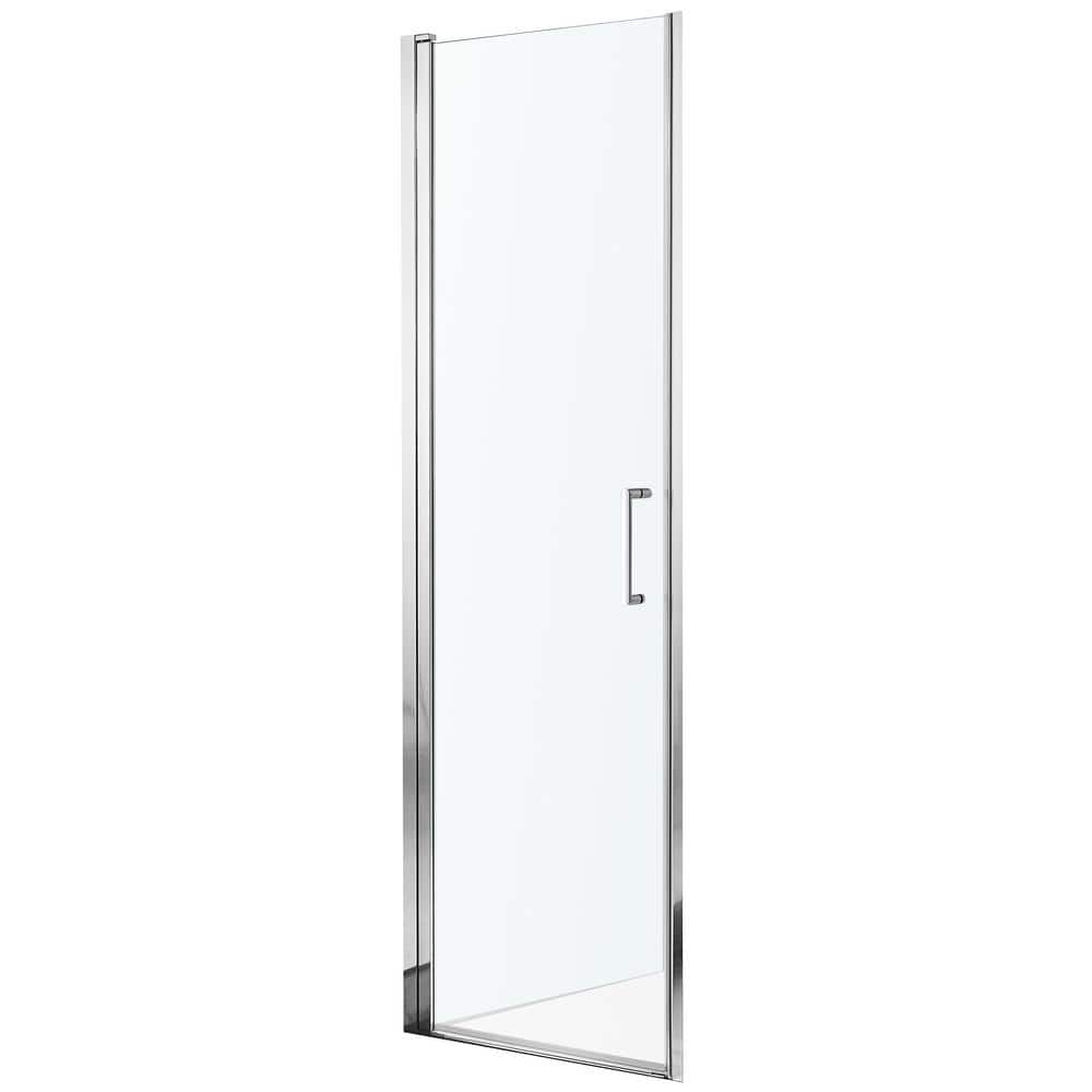 Lancer Series 29" x 72" Polished Chrome Semi-Frameless Shower Door
