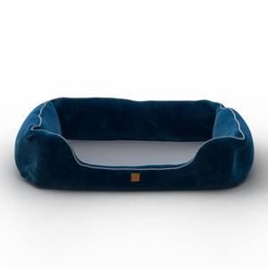 Heavenly Orthopedic Medium Blue Breathable Dog Lounge Bed Cushion