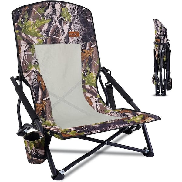 MUKE Folding Chair, Hunting Chair, Camping Chair, Turkey Seats for Hunting with Shoulder Strap and Cup Holder (1-Pack)