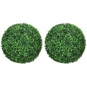 Artificial Ball Boxwood Topiary Trees Balls, Indoor Outdoor Fake Plants for Home, Office and Living Room Decor