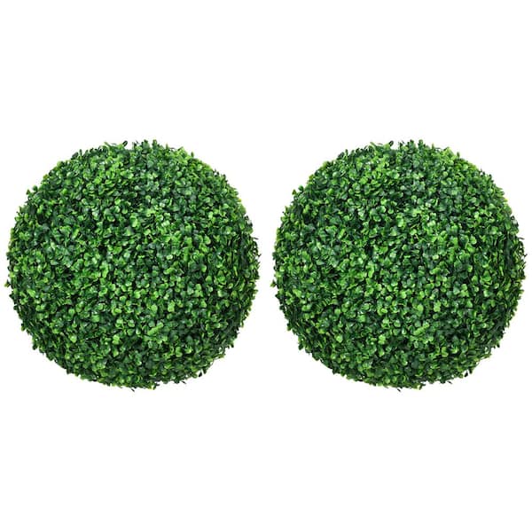 Artificial Ball Boxwood Topiary Trees Balls, Indoor Outdoor Fake Plants for Home, Office and Living Room Decor