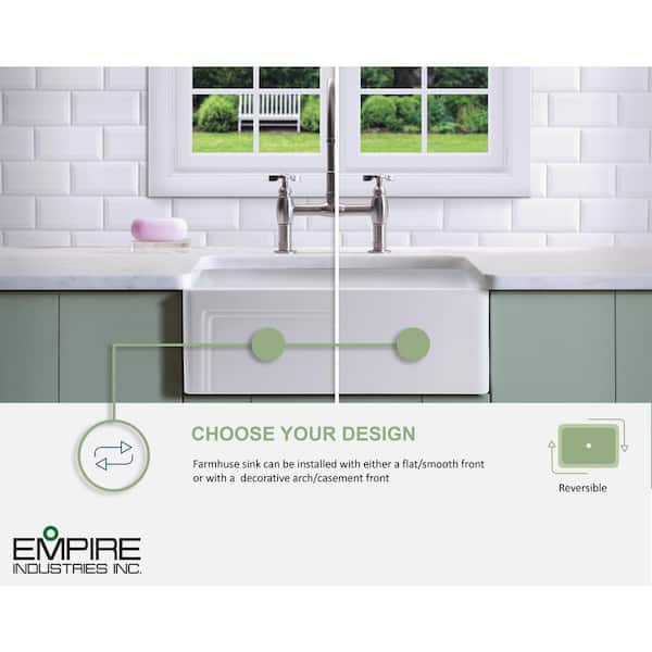 Olde London Farmhouse Fireclay 30 in. Single Bowl Kitchen Sink with Grid with Grid and Strainer Olde London Farmhouse Fireclay 30 in. Single Bowl Kitchen Sink with Grid with Grid and Strainer