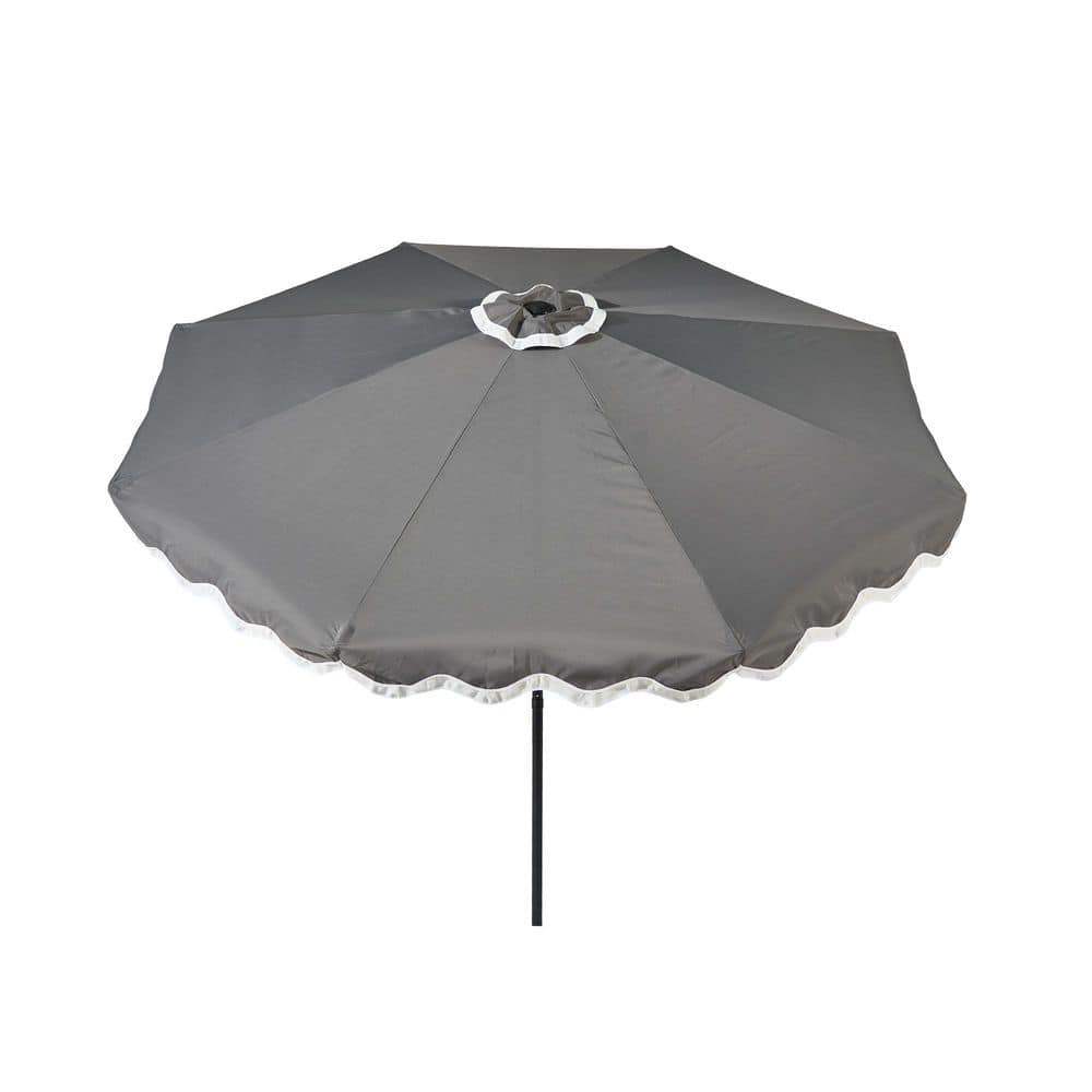 XIZZI Nimbus Cool 10 ft. Steel Market Crank and Auto-Tilt Patio