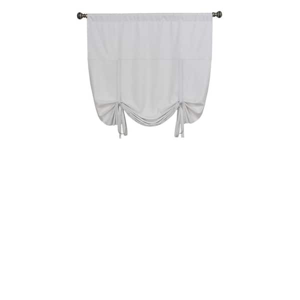 Eclipse White Thermal Rod Pocket Blackout Curtain - 42 in. W x 63 in. L