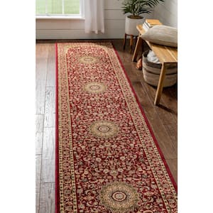 Timeless Aviva Red 2 ft. x 7 ft. Traditional Runner Rug