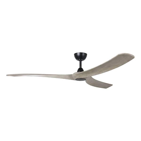 Williwaw 72 in. Outdoor Black Ceiling Fan