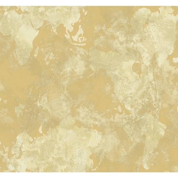 Seabrook Designs Galileo Abstract Map Metallic Gold and Off-White Paper Strippable Roll (Covers 60.75 sq. ft.)