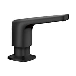 Rivana Deck-Mounted Soap and Lotion Dispenser in Matte Black