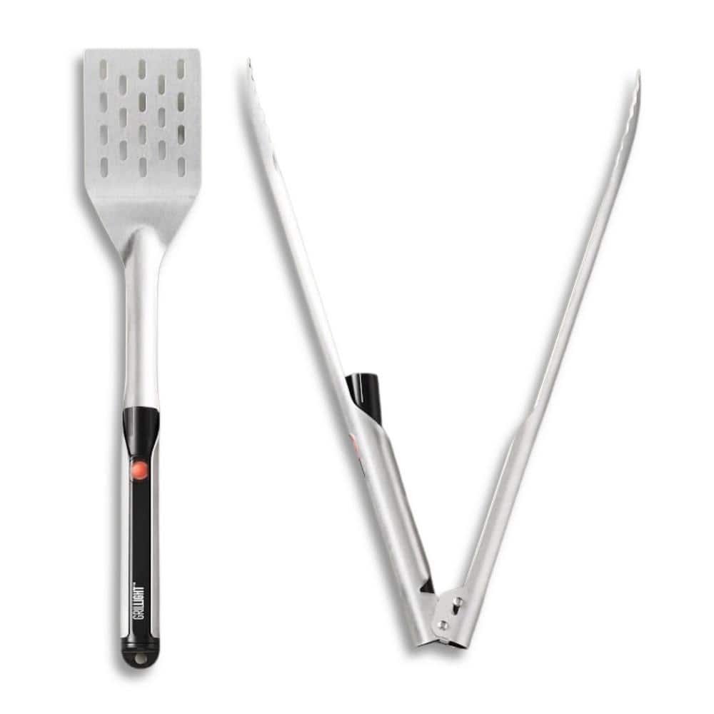 Grillight 2-Piece Stainless Steel LED Grilling Set