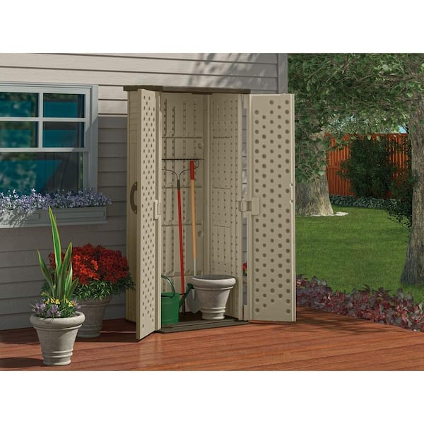 2 ft. 8.25 in. X 2 ft. 1.5 in X 6 ft. Resin Vertical Storage Shed