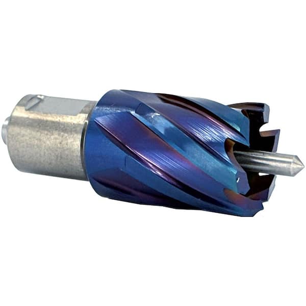 Drill America 13/16 in. x 2 in. nACo Blue (Nano-Composite) Coated Annular Cutter with Pilot Pin