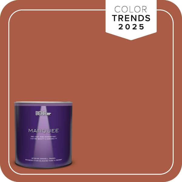 BEHR MARQUEE 1 qt. #M190-7 Colorful Leaves Eggshell Enamel Interior Paint & Primer