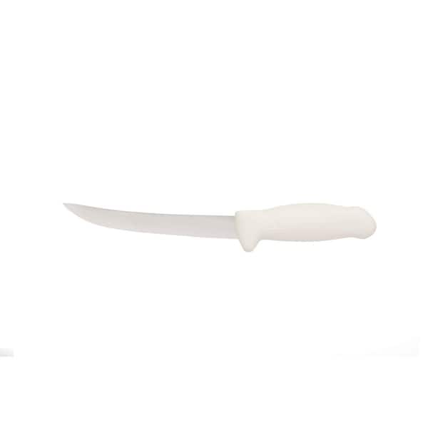 Master Grade Pride 6 in. Erdon Stainless Steel Trimming Knife with Light Gray Handle