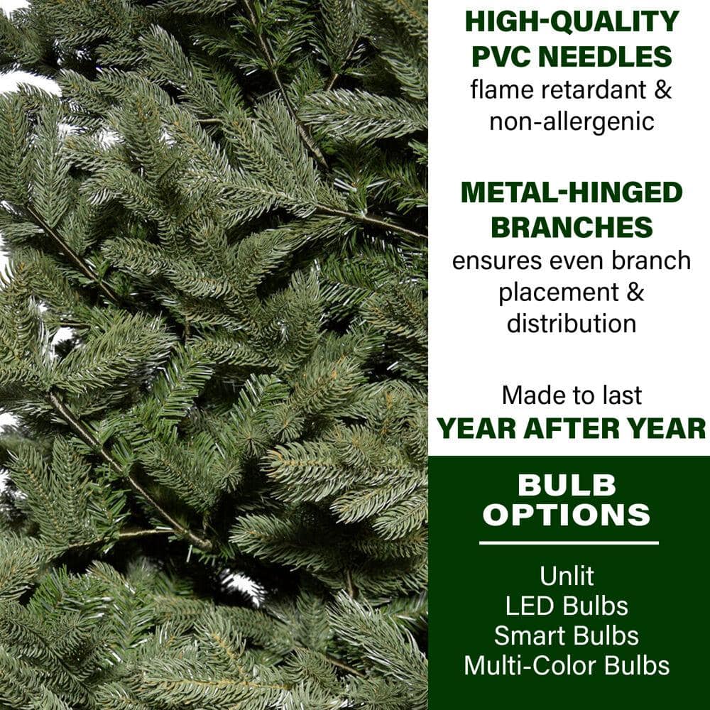 Foxtail Pine 10' Green Artificial Christmas Tree with Metal Base