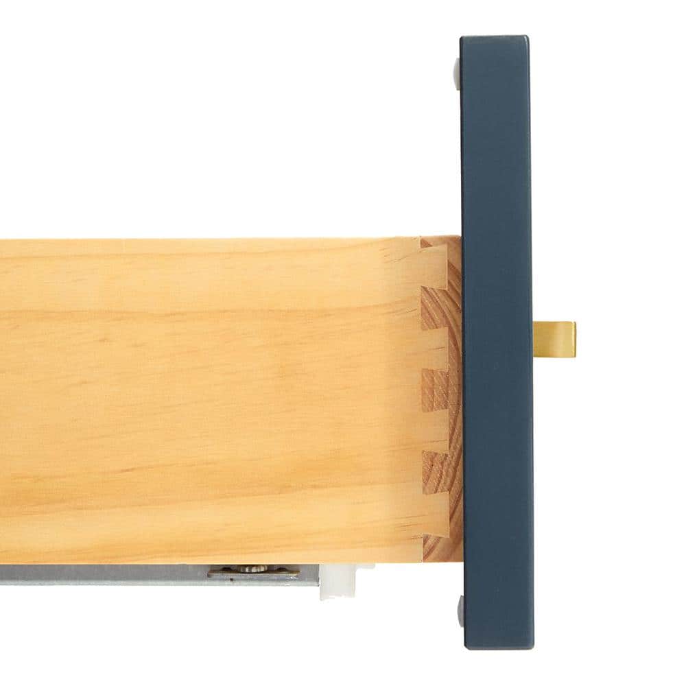Midnight Blue 42'' Freestanding Wood Bathroom Vanity Base