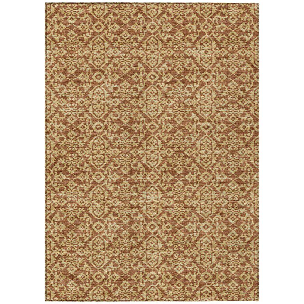 Chantille Machine Washable Indoor/Outdoor Abstract ACN2712 Paprika 5 ft. x 7 ft. 6 in. Area Rug price history on PriceWatchPro
